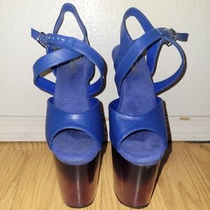 Size 8 purple/blue pleasers
